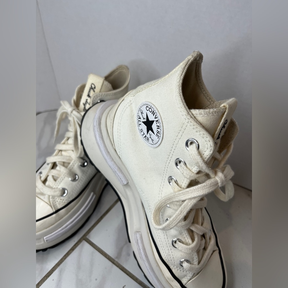 Unisex Converse Run Star Legacy CX Lace Up High Top Shoes Beige Men’s 4 WO’S 5.5 - Picture 6 of 14